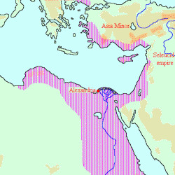The Ptolemaic Empire at the end of the third century