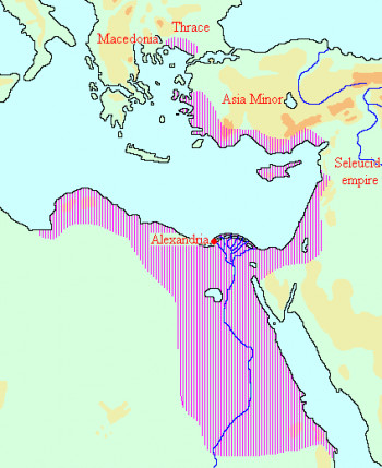 Map of the Ptolemaic Empire