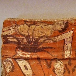 Egypt, Byzantine decorated tile, St. Lawrence