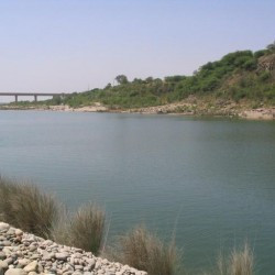 Possible site of Alexander's crossing of the Jhelum