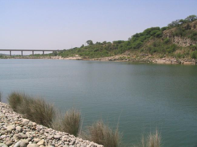 Possible site of Alexander's crossing of the Jhelum