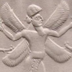 Cherub on a Neo-Assyrian seal