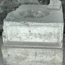 Rome, Mausoleum of Augustus, Pedestal of an urn