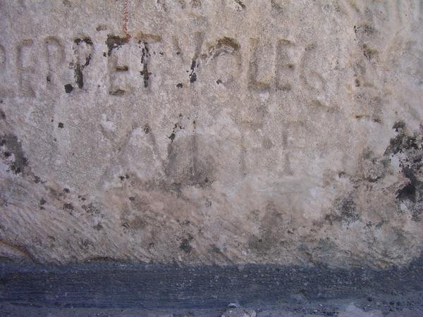 Cendere Bridge, Northwestern inscription, detail mentioning XVI Flavia Firma