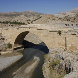 Cendere Bridge, seen from the southwest