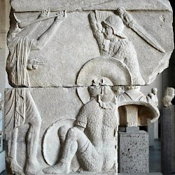 Gladiator relief
