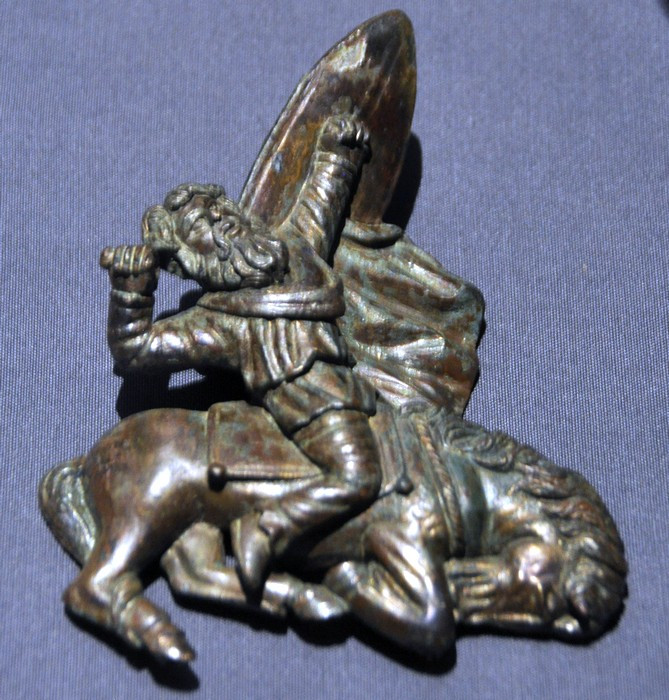 A barbarian on a collapsing horse