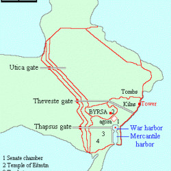 Map of Carthage
