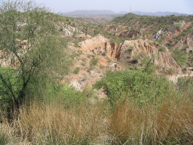 Landscape along the Grand Trunk Road, east of Islamabad