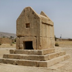 The tomb at Gur-e Dokhtar, seen from the Northwest
