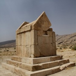 The tomb at Gur-e Dokhtar, seen from the Southwest