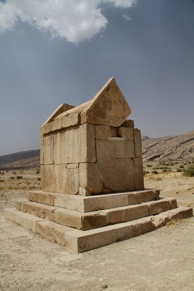 The tomb at Gur-e Dokhtar, seen from the Southwest