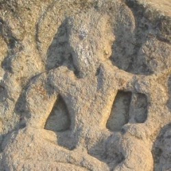 Gogdara, relief showing a saddhu