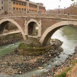 Rome, Bridge of Fabricius, from the east