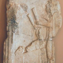 Dascylium, Relief of two Magians sacrificing a sheep and a bull