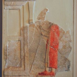 Dascylium, Relief of a Magian venerating the fire