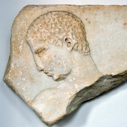 Megara, Funerary relief of an athlete