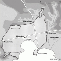 Map of Halicarnassus