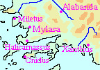 Map of Caria