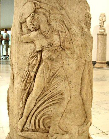 Italica, Theater relief: Dancing maenad