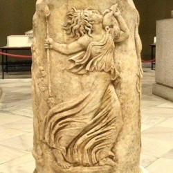 Italica, Theater relief: Dancing maenad