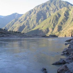 The Indus and the Aornus, seen from the north