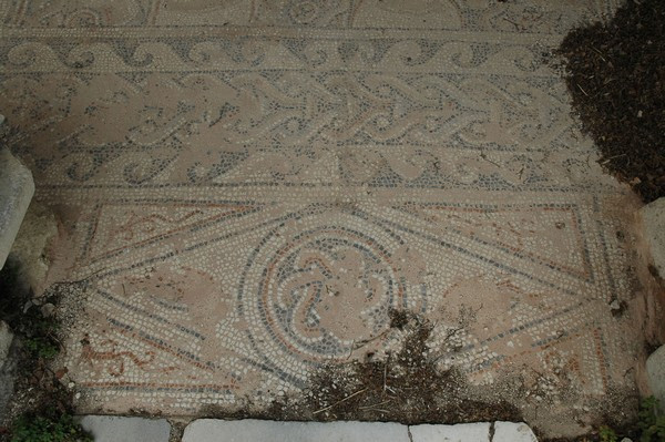 Amphipolis, Basilica A, Mosaic, Detail