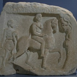 Amphipolis, Relief of a Hellenistic hero