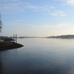 The Elbe, at Zollenspieker, south of Hamburg