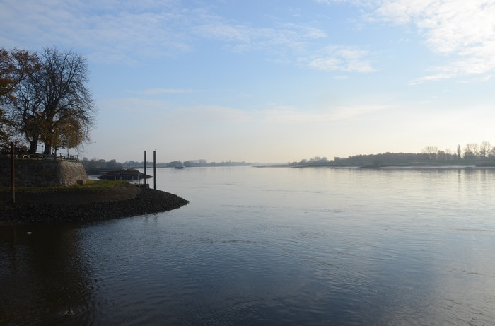 The Elbe, at Zollenspieker, south of Hamburg