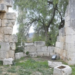 Bziza, Roman temple, Apse