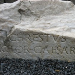 Rome, Mausoleum of Caecilia Metella, Tombstone of the lictor Chrestus