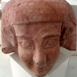 Motya, Greek-Phoenician female mask