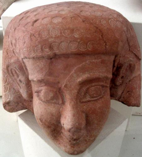 Motya, Greek-Phoenician female mask