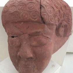 Motya, Greek-Phoenician female mask