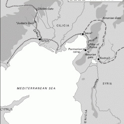 Map of the Issus campaign