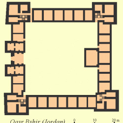 Map of Qasr Bshir