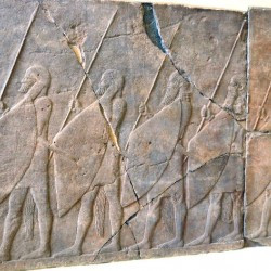 Nineveh, Palace of Senacherib, Assyrian soldiers