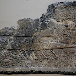 Nineveh, Palace of Senacherib, Phoenician ship