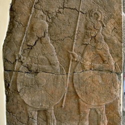 Nineveh, Palace of Senacherib, Two soldiers