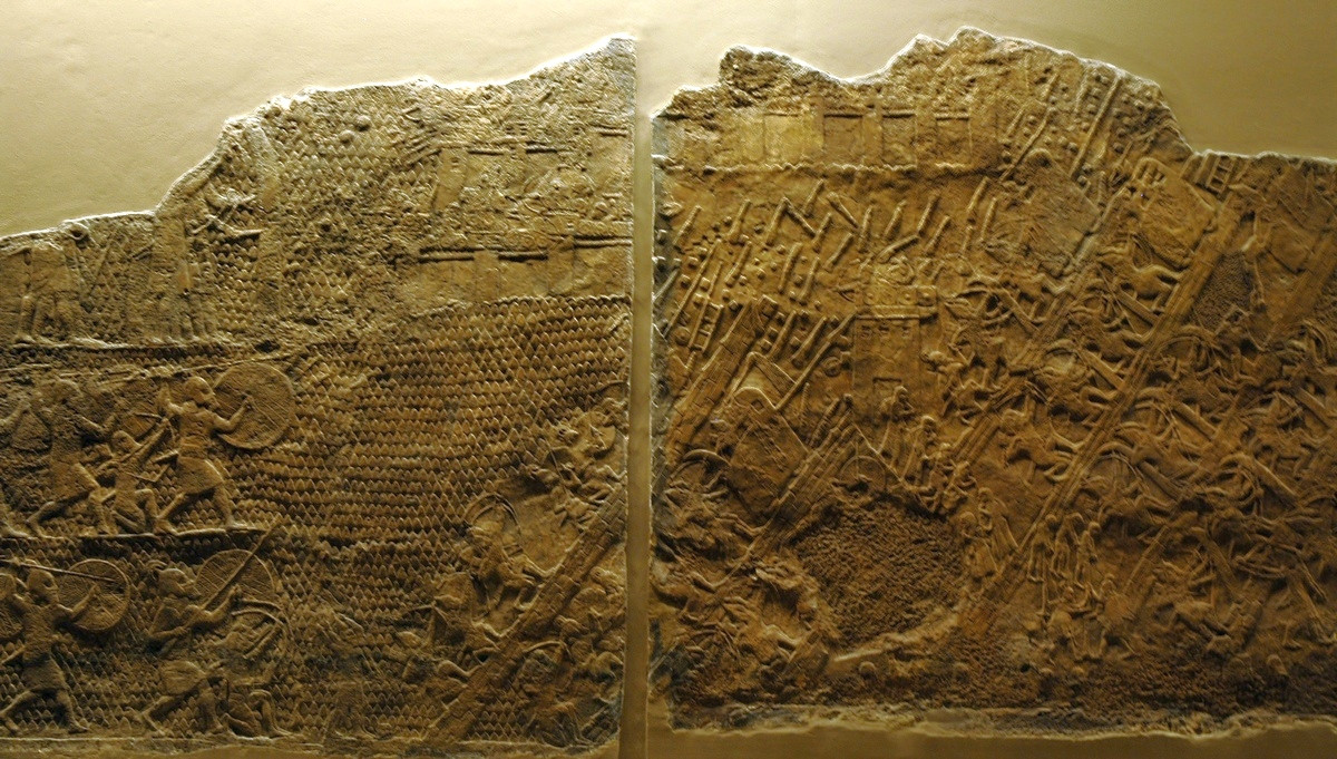 Nineveh, Palace of Senacherib, Lachish Room: Siege of Lachish