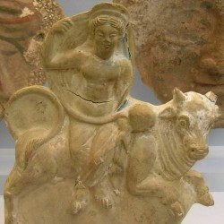 Babylon, Figurine of Europa on a bull