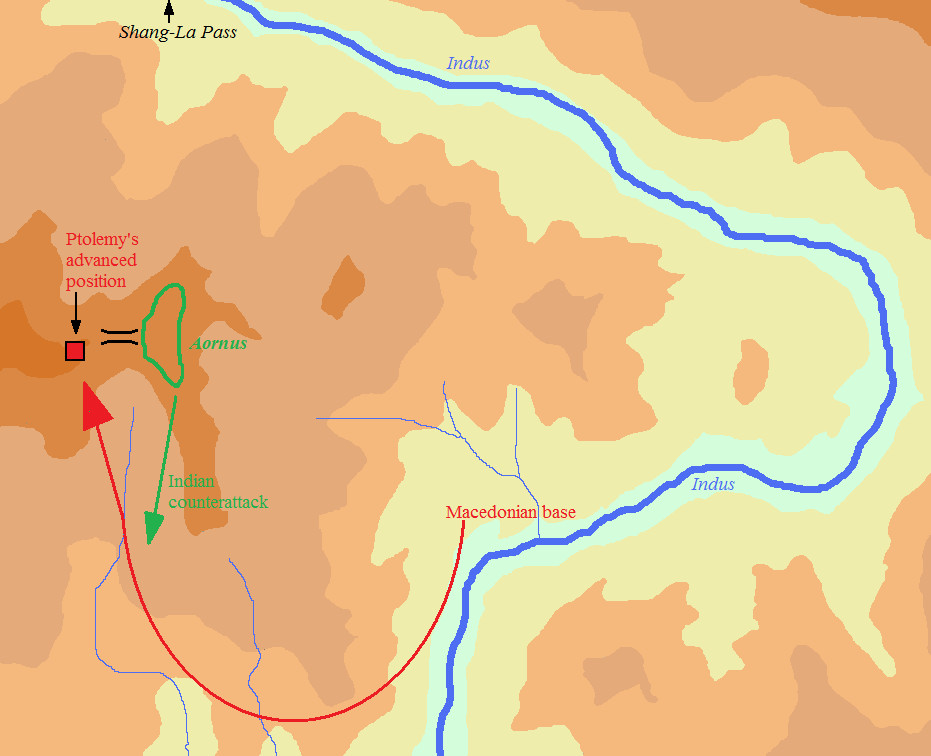 The siege of the Aornus