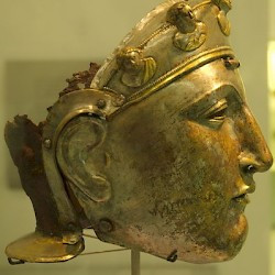 Cavalry mask, found in the river Waal