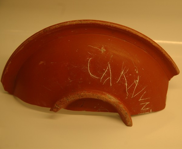 Nijmegen, terra sigillata with an inscription "Carnuntum"