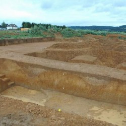 Waldgirmes, Excvation of palisade and double ditch