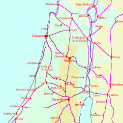 Map of Roman Judaea