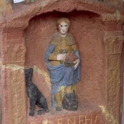Colijnsplaat, Reconstruction of a votive stela to Nehalennia