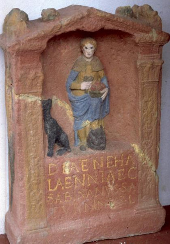 Colijnsplaat, Reconstruction of a votive stela to Nehalennia