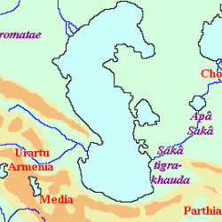 Map of the world of the Scythians